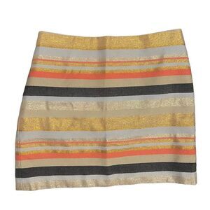 J. Crew Shimmered Mini Skirt